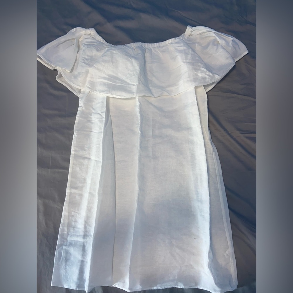 J.CREW white swim cover-up (size M)